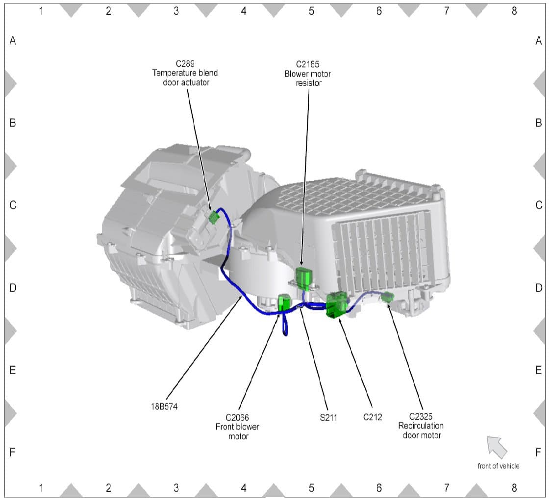 Factory diagram — Blower Motor