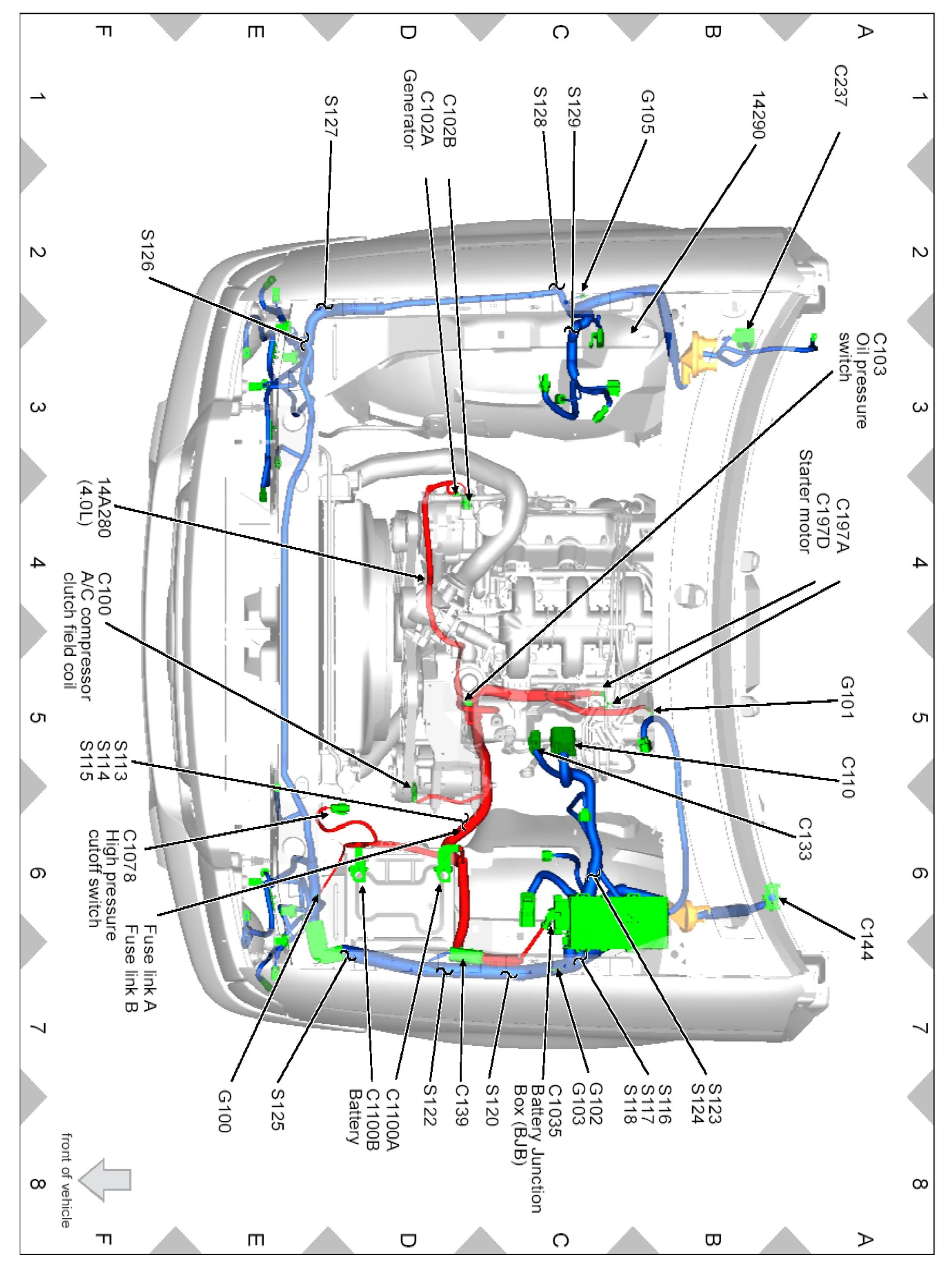 Factory diagram — Starter Motor