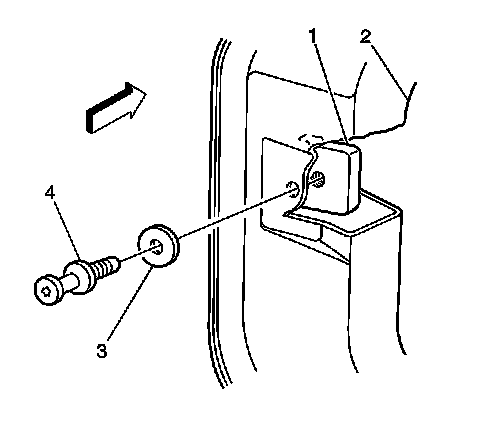 Factory diagram — Sliding Door Striker