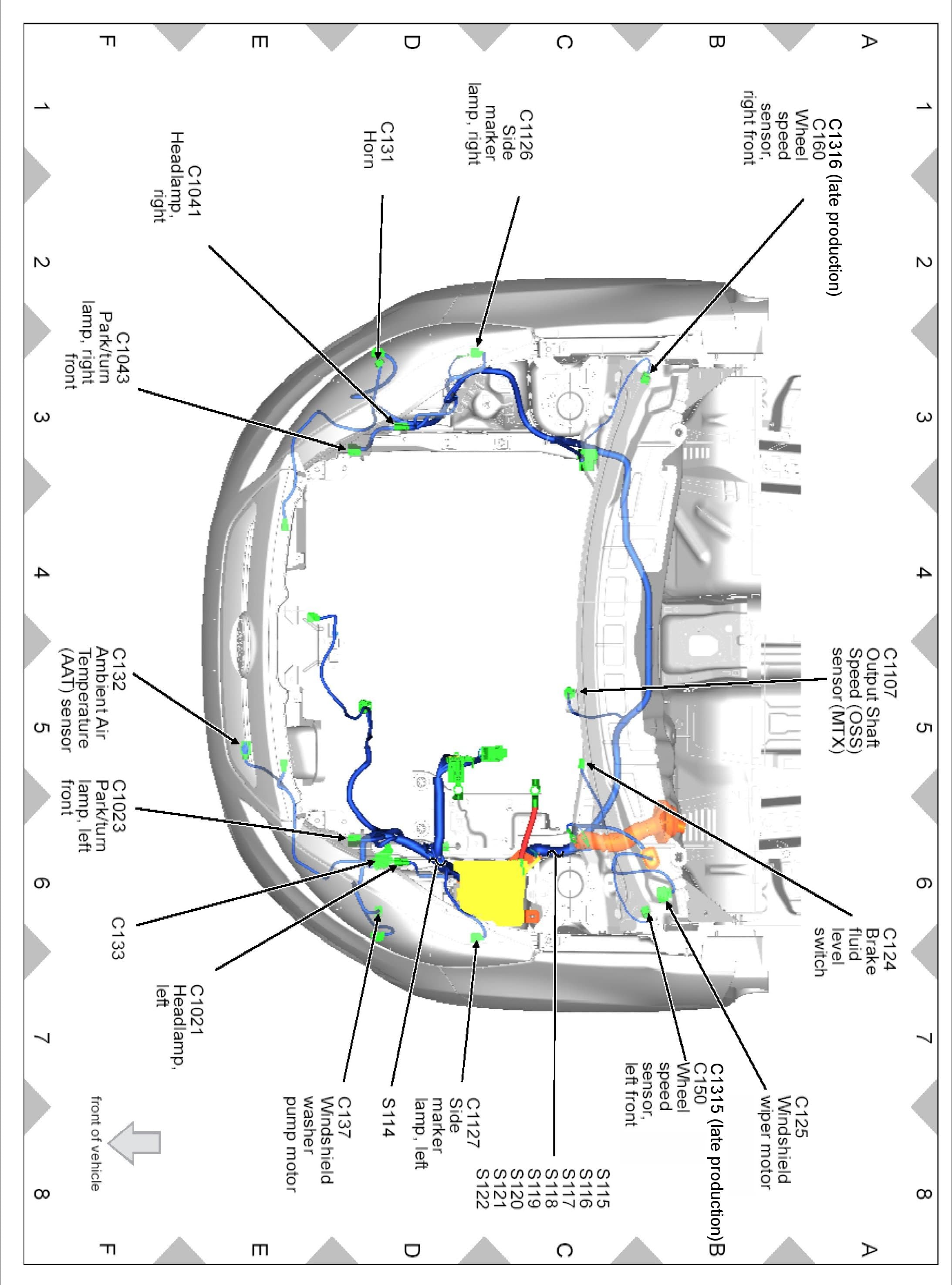 Factory diagram — Wheel Speed Sensor