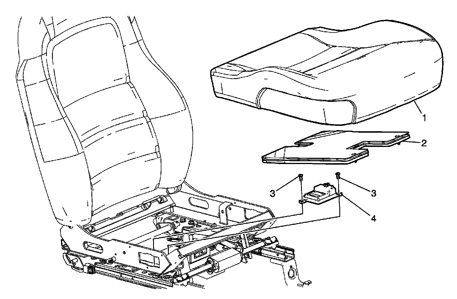 Factory diagram — Seat Occupant Sensor