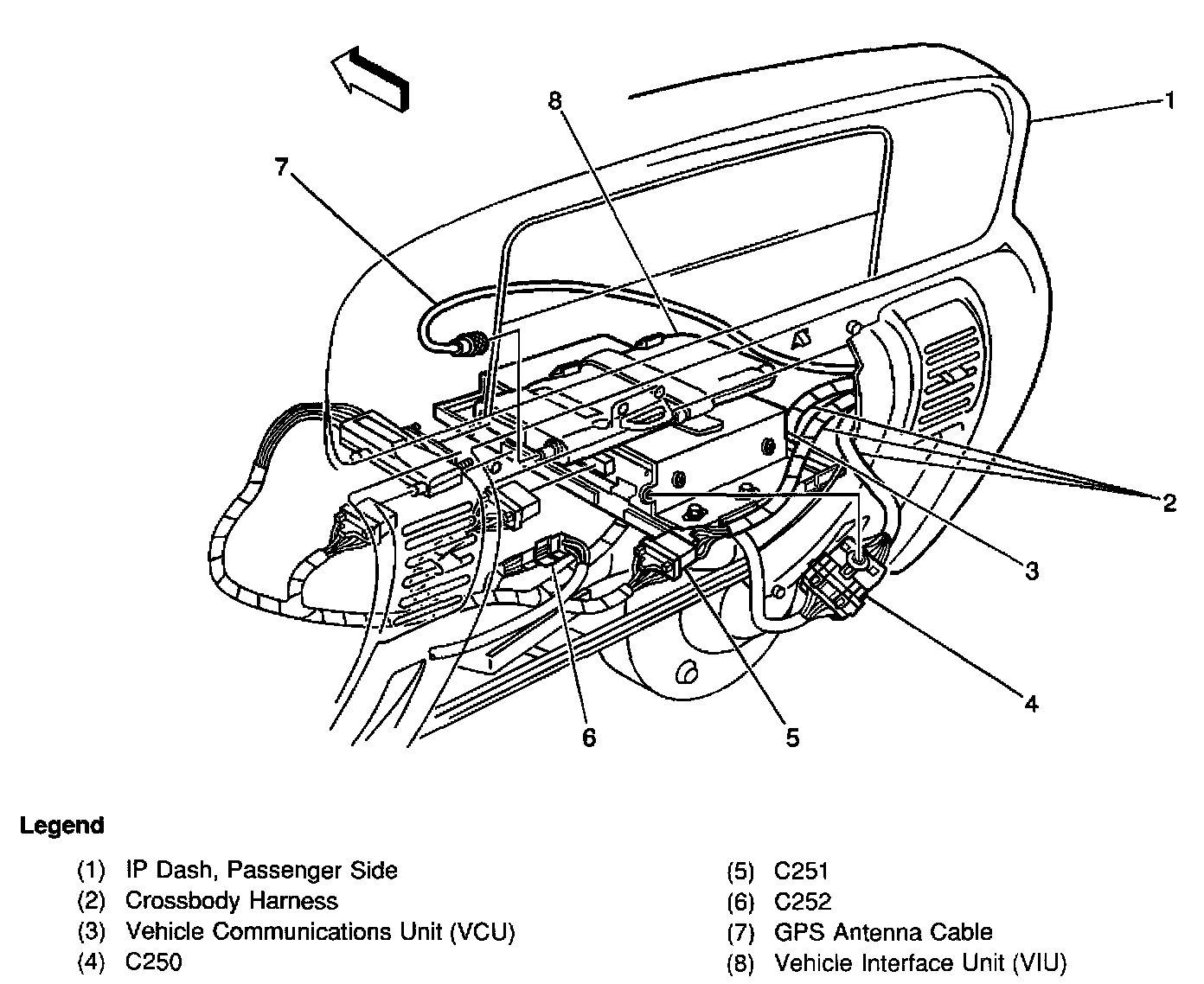 Factory diagram — Instrument Cluster / Carrier