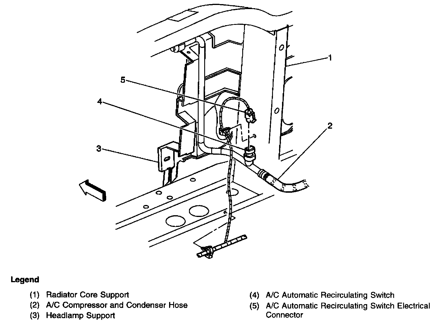 Factory diagram — Hose/Line HVAC