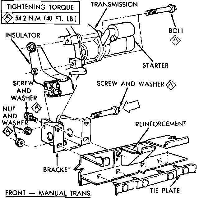 Factory diagram — Engine Mount
