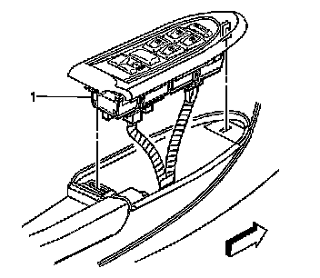 Factory diagram — Power Window Switch