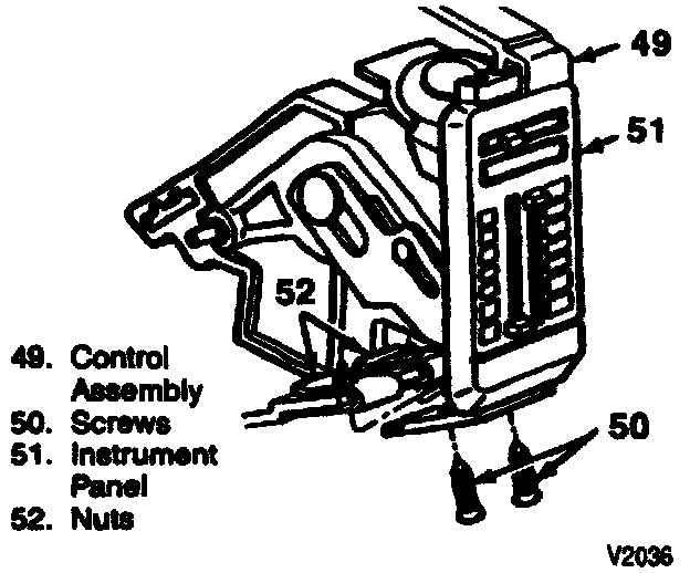 Factory diagram — Control Assembly