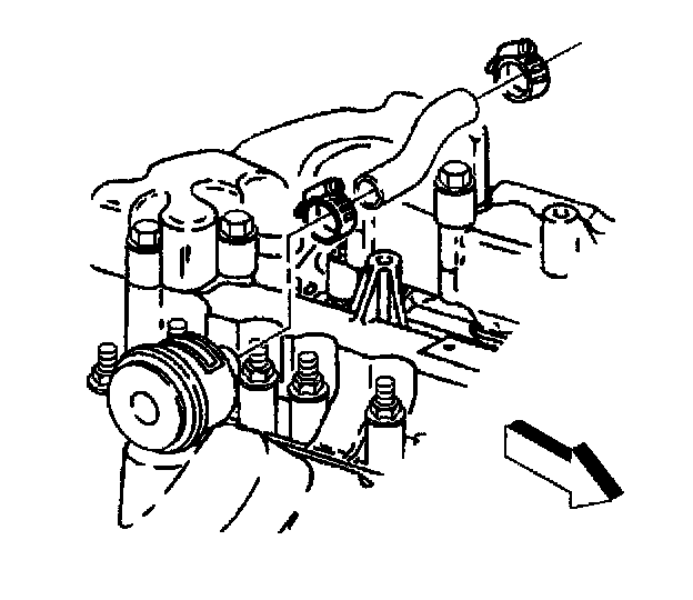 Factory diagram — Positive Crankcase Ventilation Valve