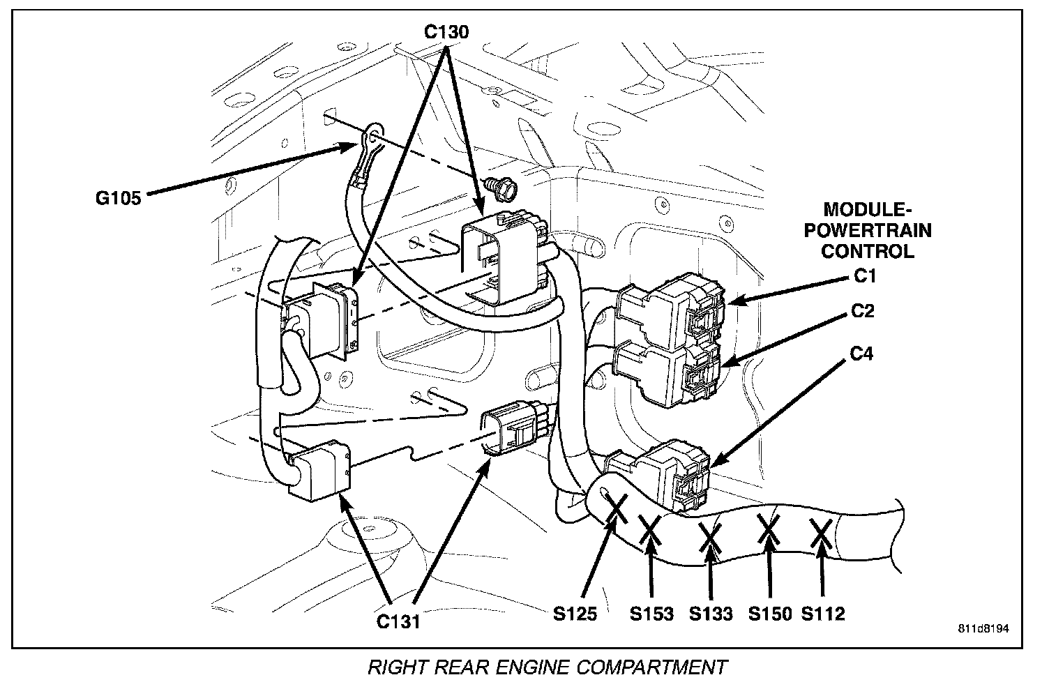 Factory diagram — Engine Control Module