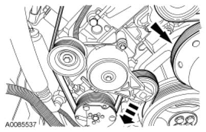 Factory diagram — Drive Belt