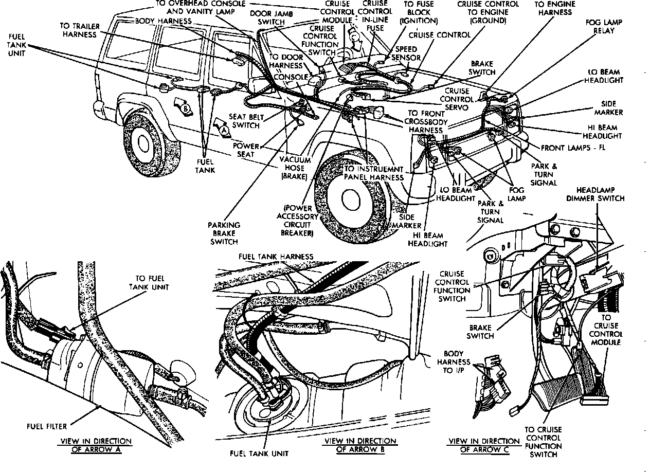Factory diagram — Fuel Gauge Sender
