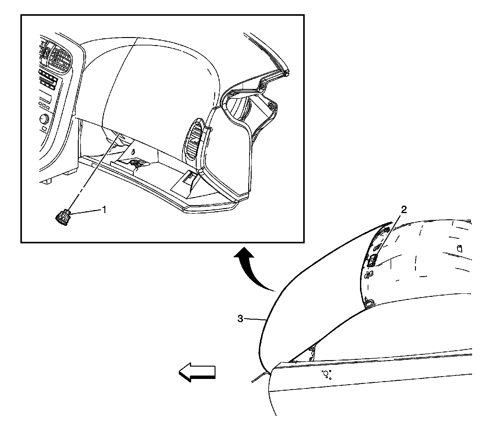Factory diagram — Antitheft Motion Sensor
