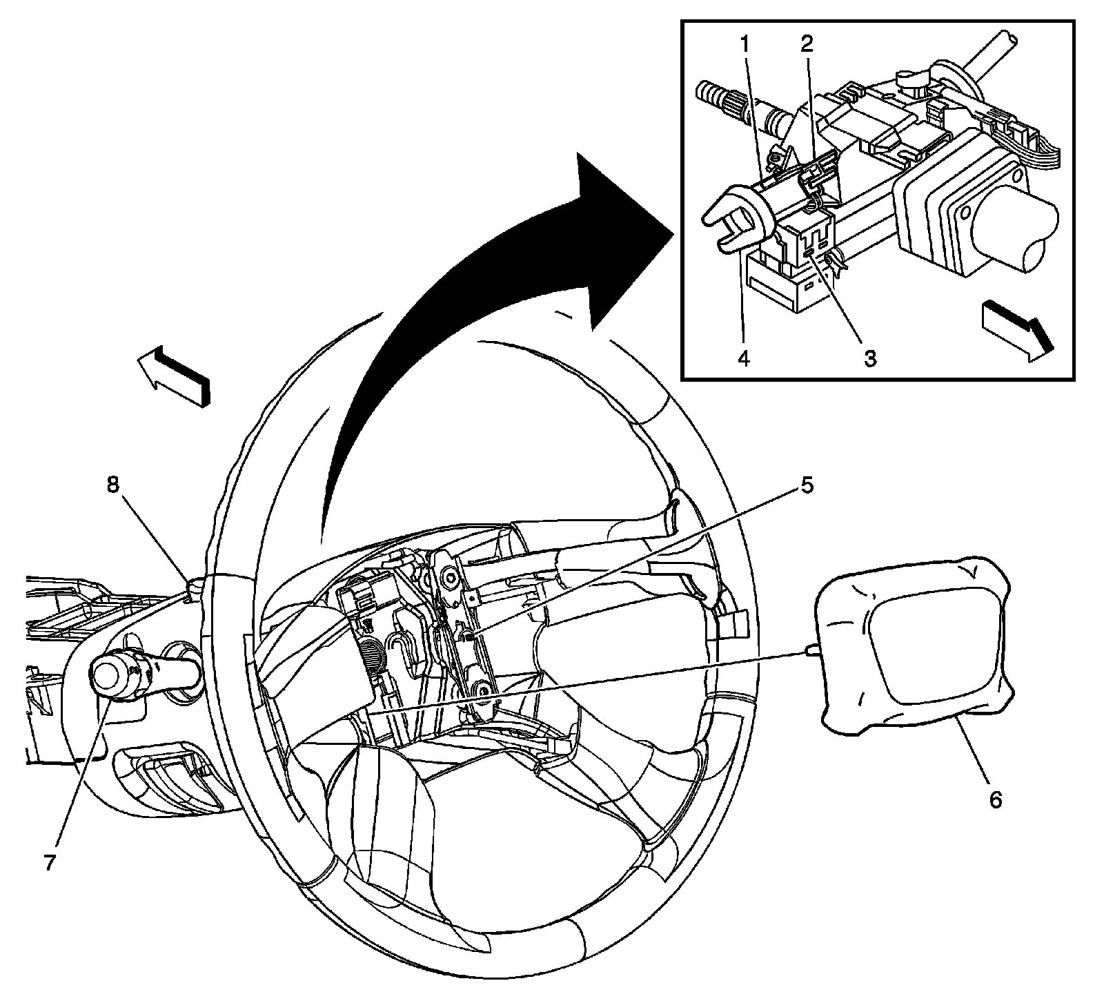 Factory diagram — Ignition Switch