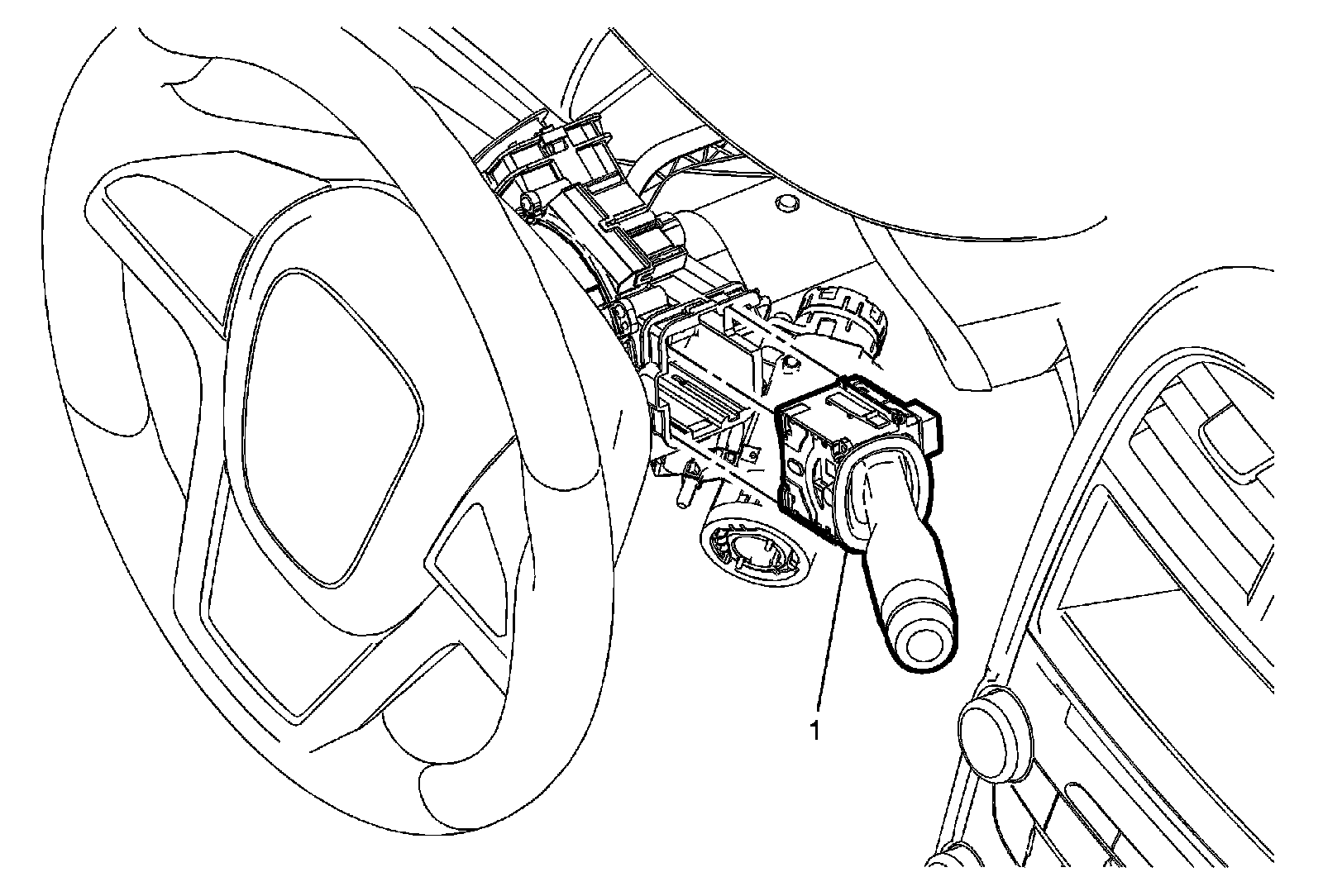 Factory diagram — Wiper Switch