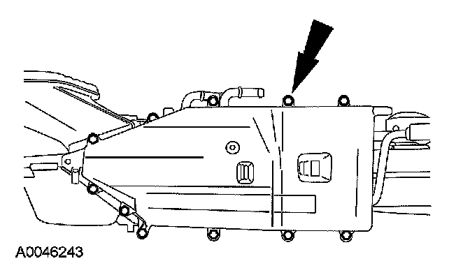Factory diagram — Heater Core
