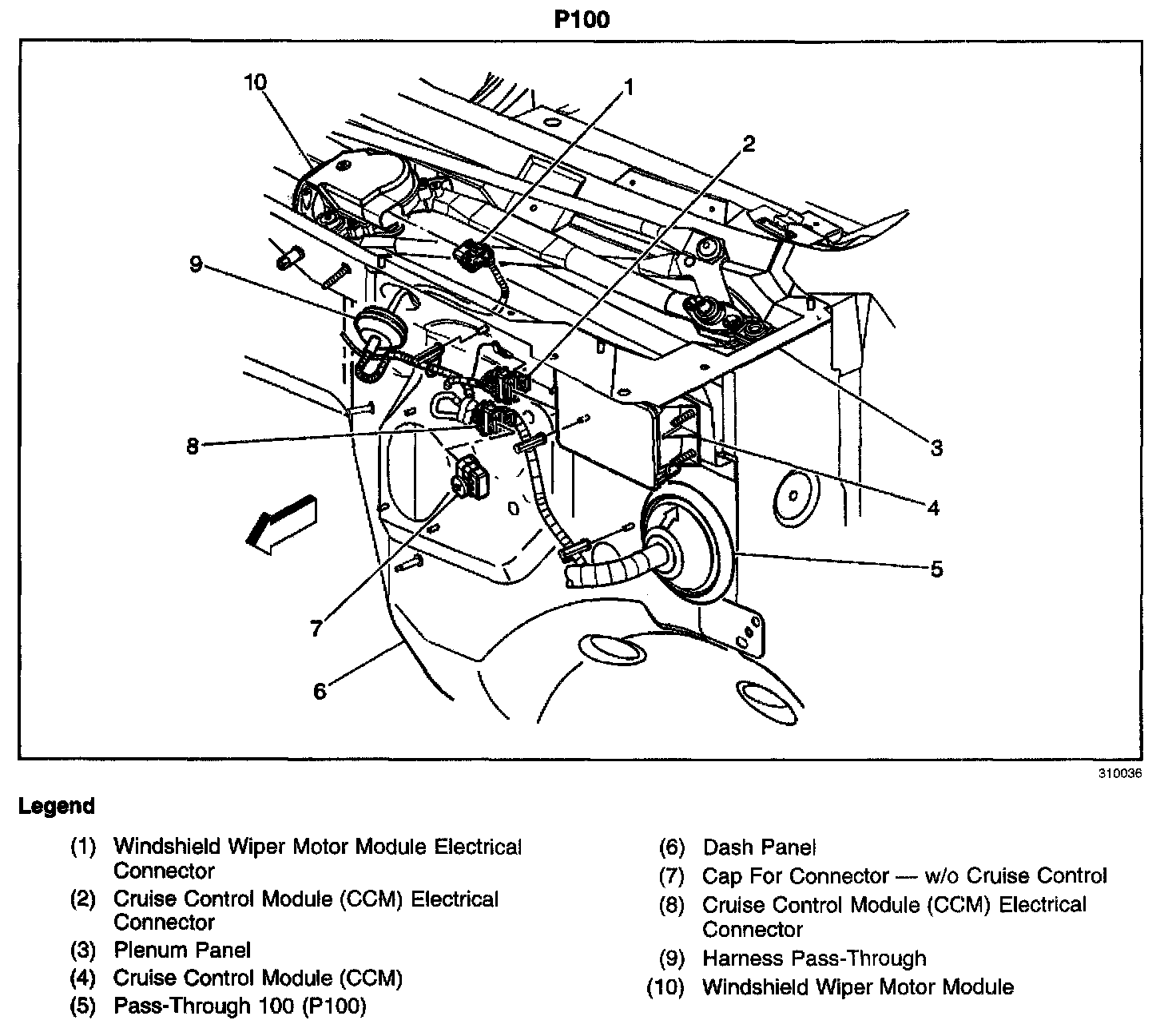 Factory diagram — Cruise Control Module