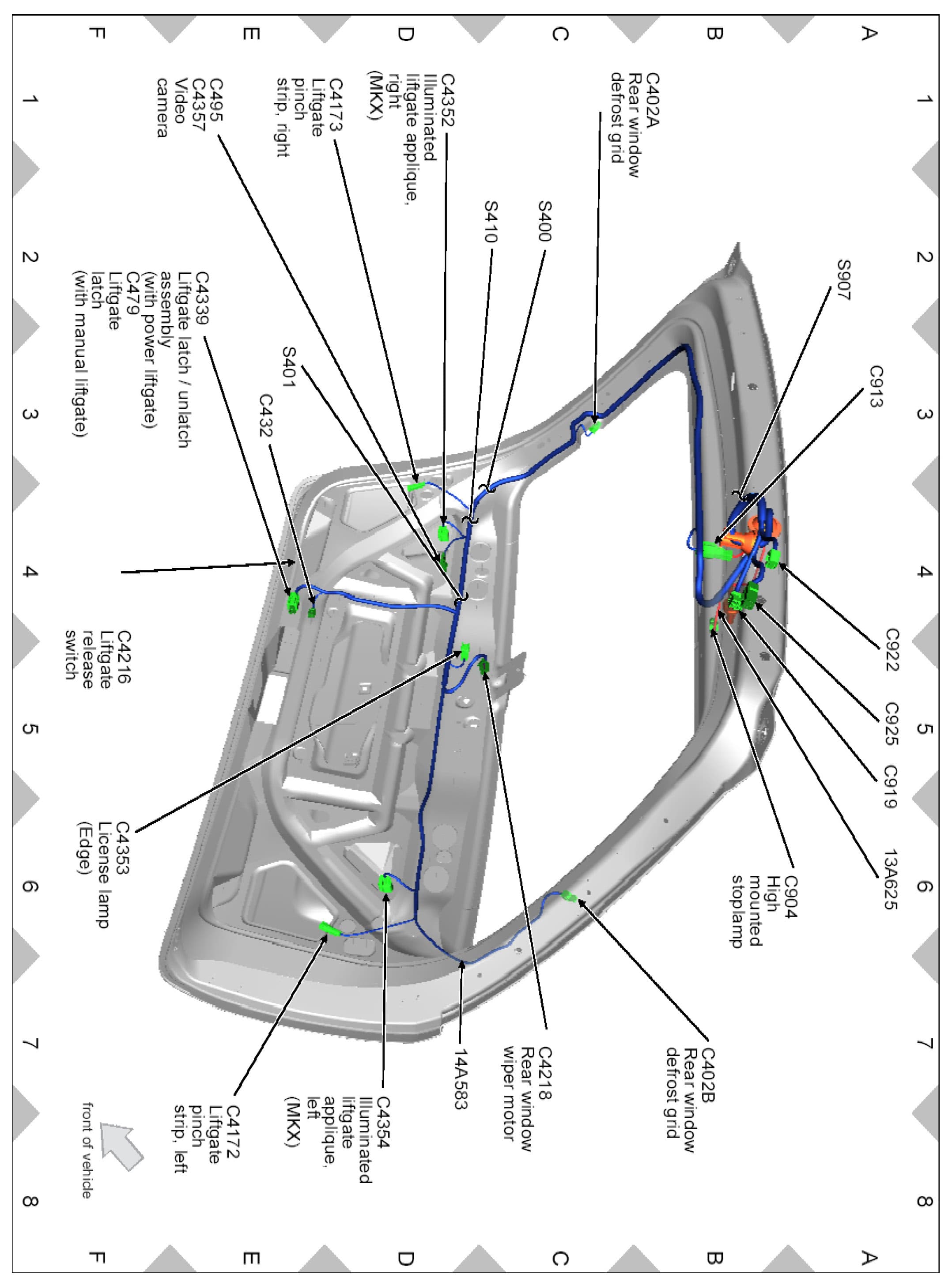 Factory diagram — Wiper Motor