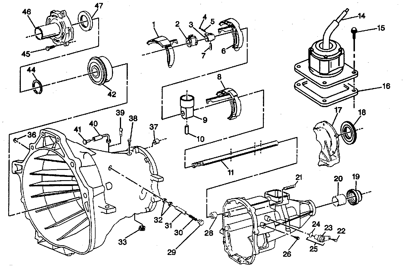 Factory diagram — Manual Transmission/Transaxle