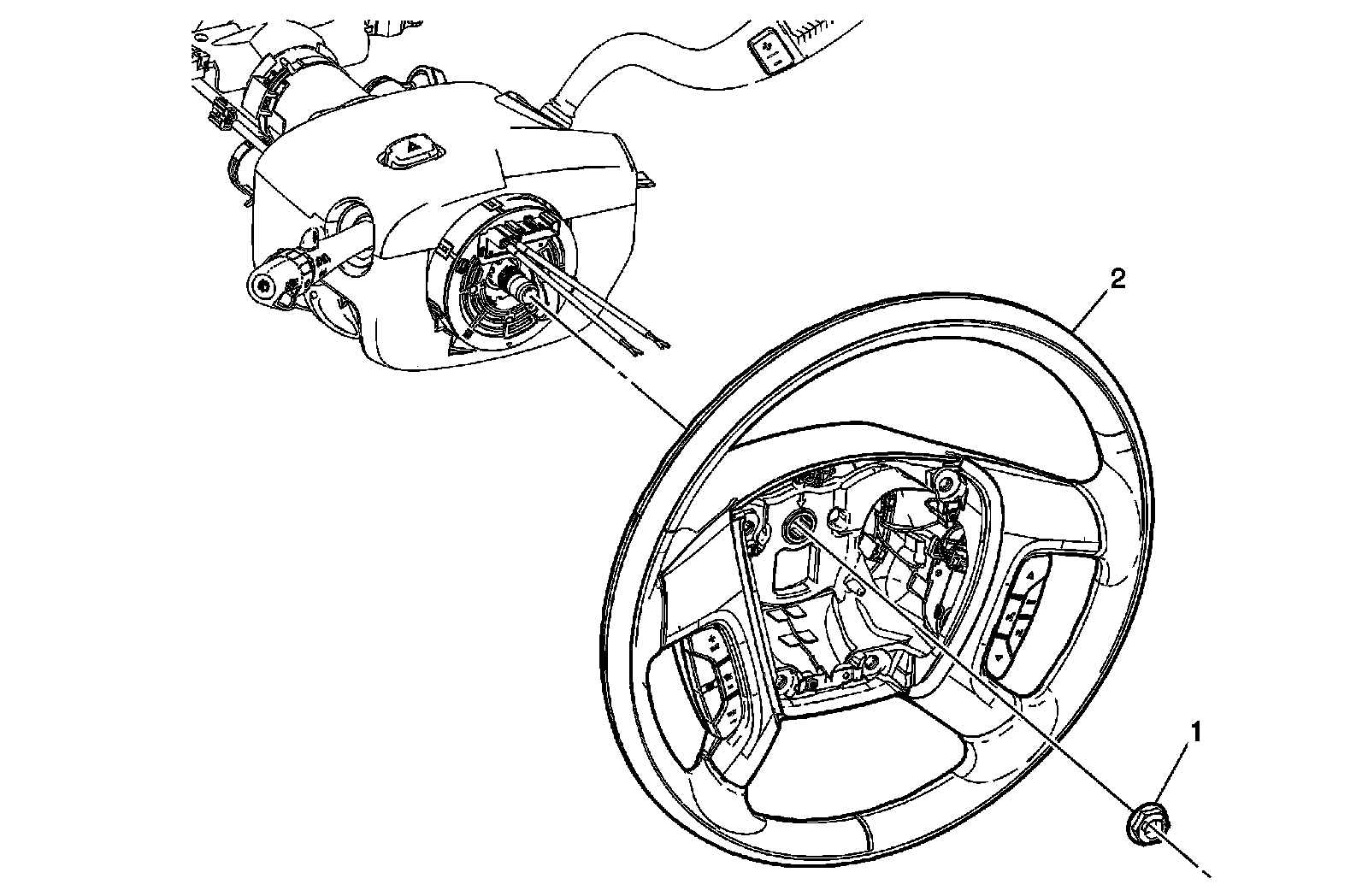 Factory diagram — Steering Wheel