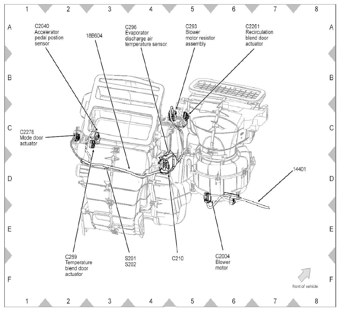 Factory diagram — Blower Motor