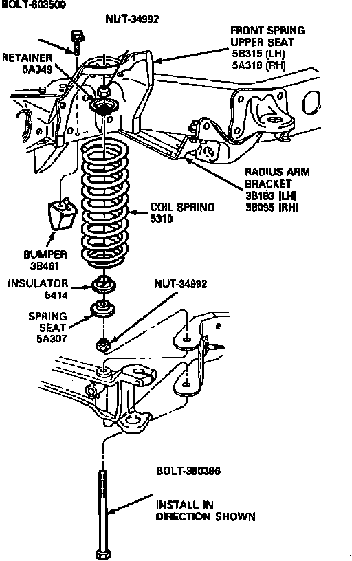 Factory diagram — Suspension Spring ( Coil / Leaf )