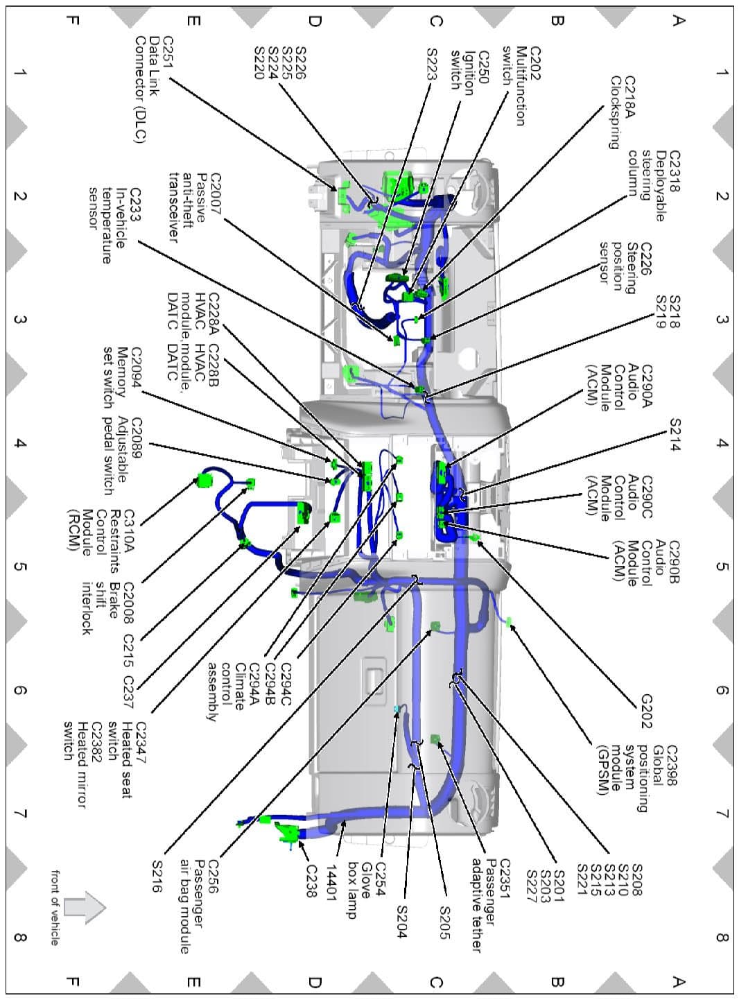 Factory diagram — Pedal Positioning Switch