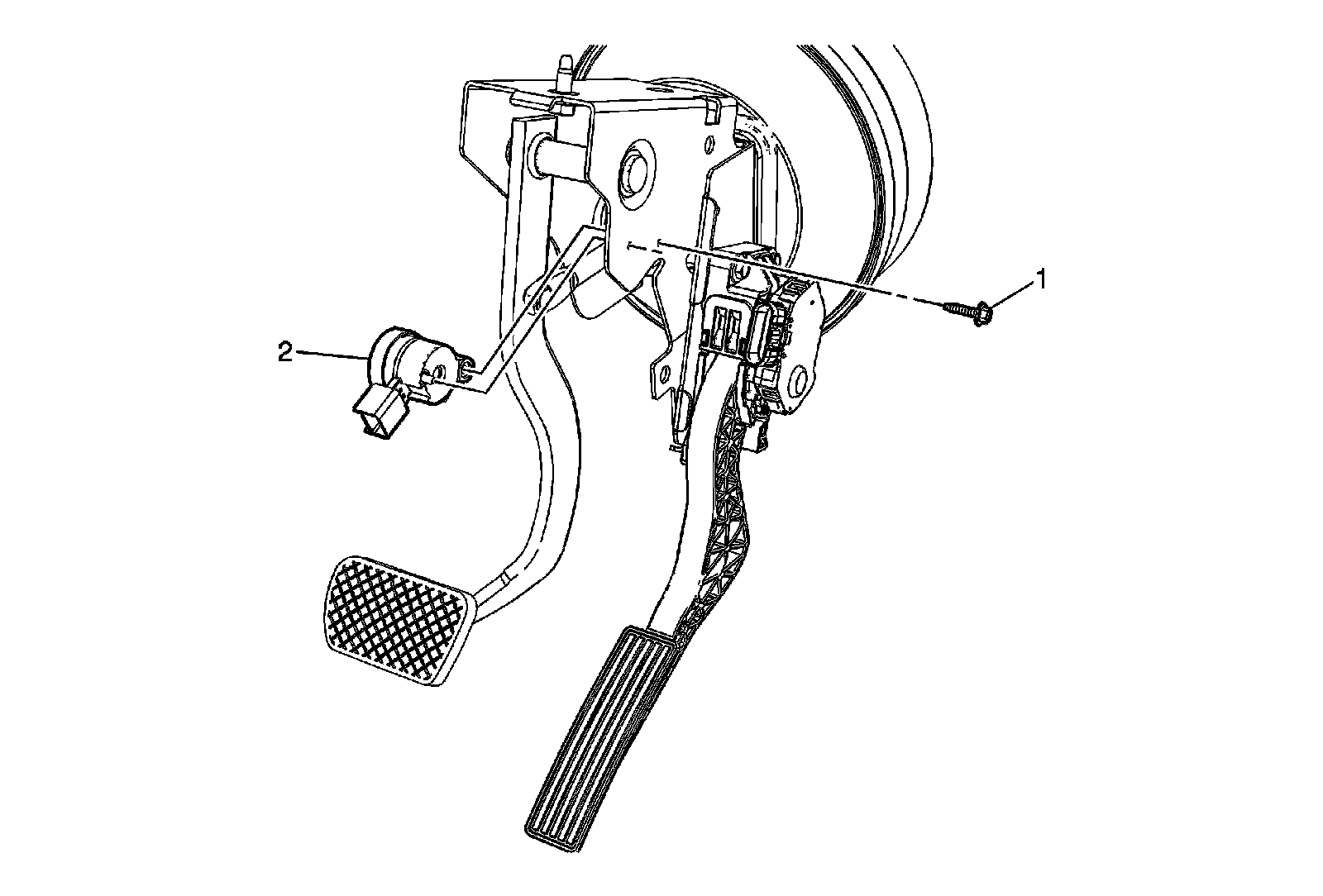 Factory diagram — Brake Light Switch