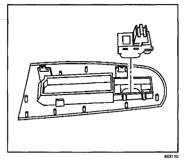 Factory diagram — Power Mirror Switch