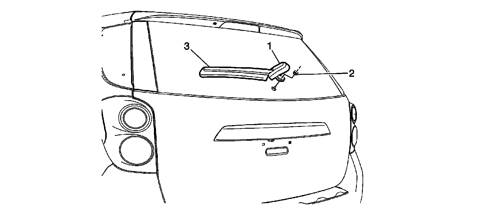 Factory diagram — Wiper Arm