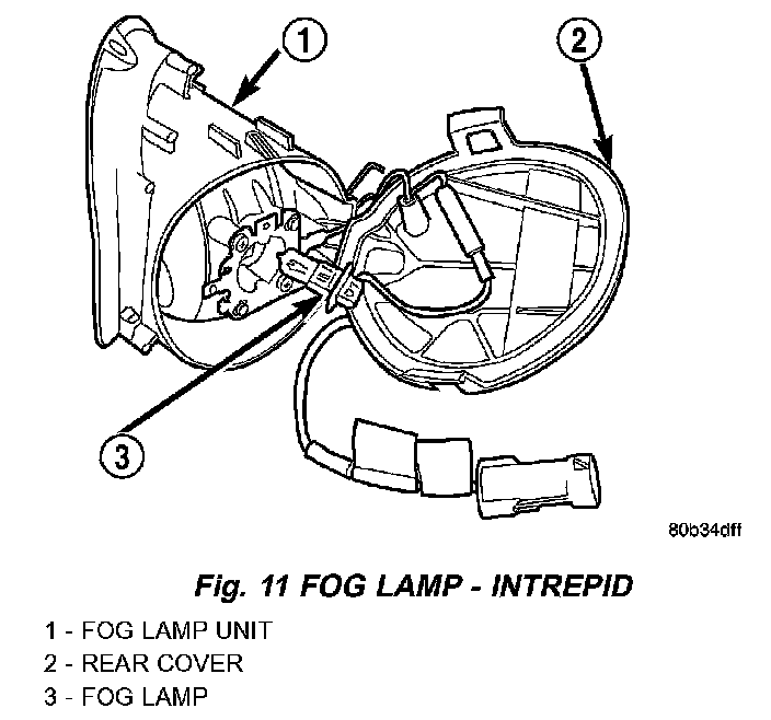 Factory diagram — Fog/Driving Lamp