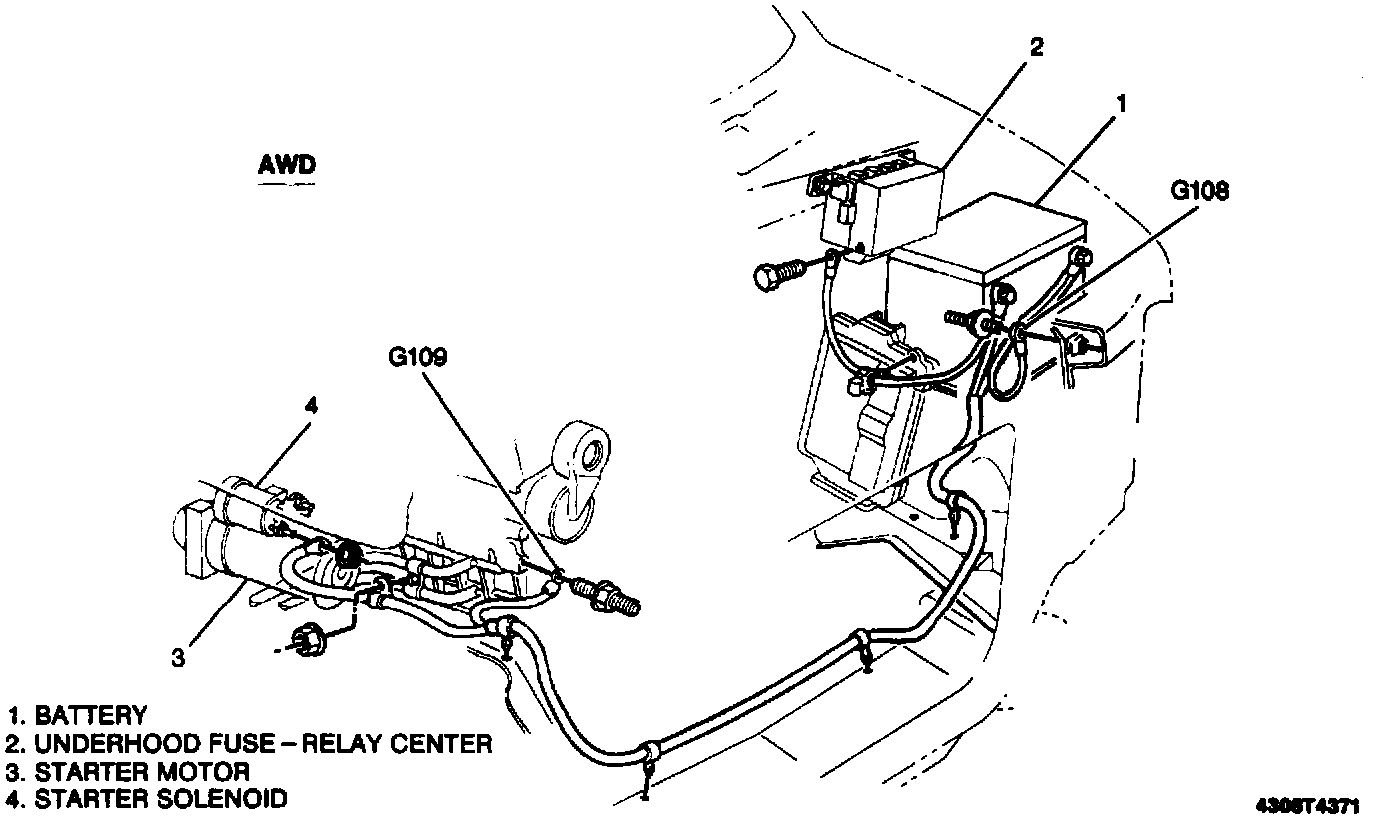 Factory diagram — Starter Motor