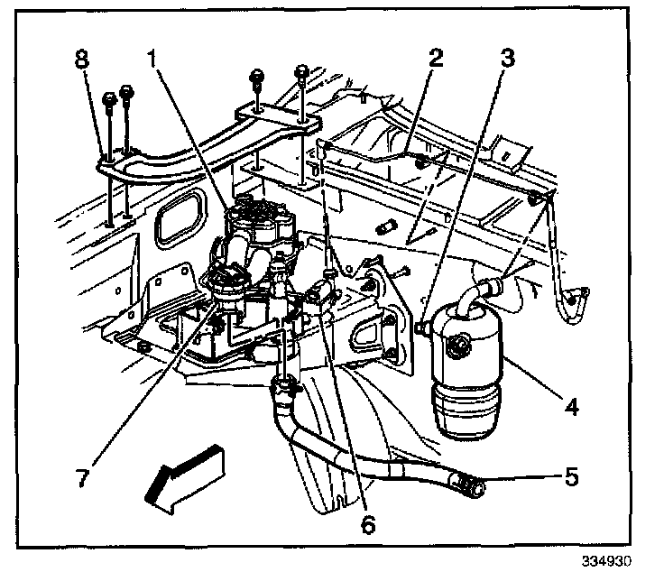 Factory diagram — Air Injection Pump