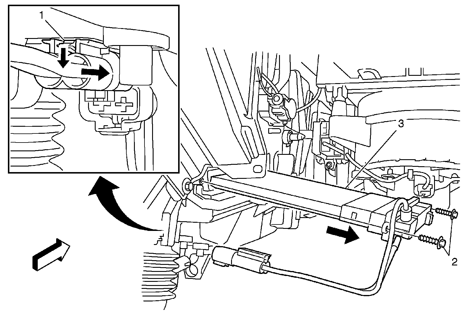 Factory diagram — Heater Core
