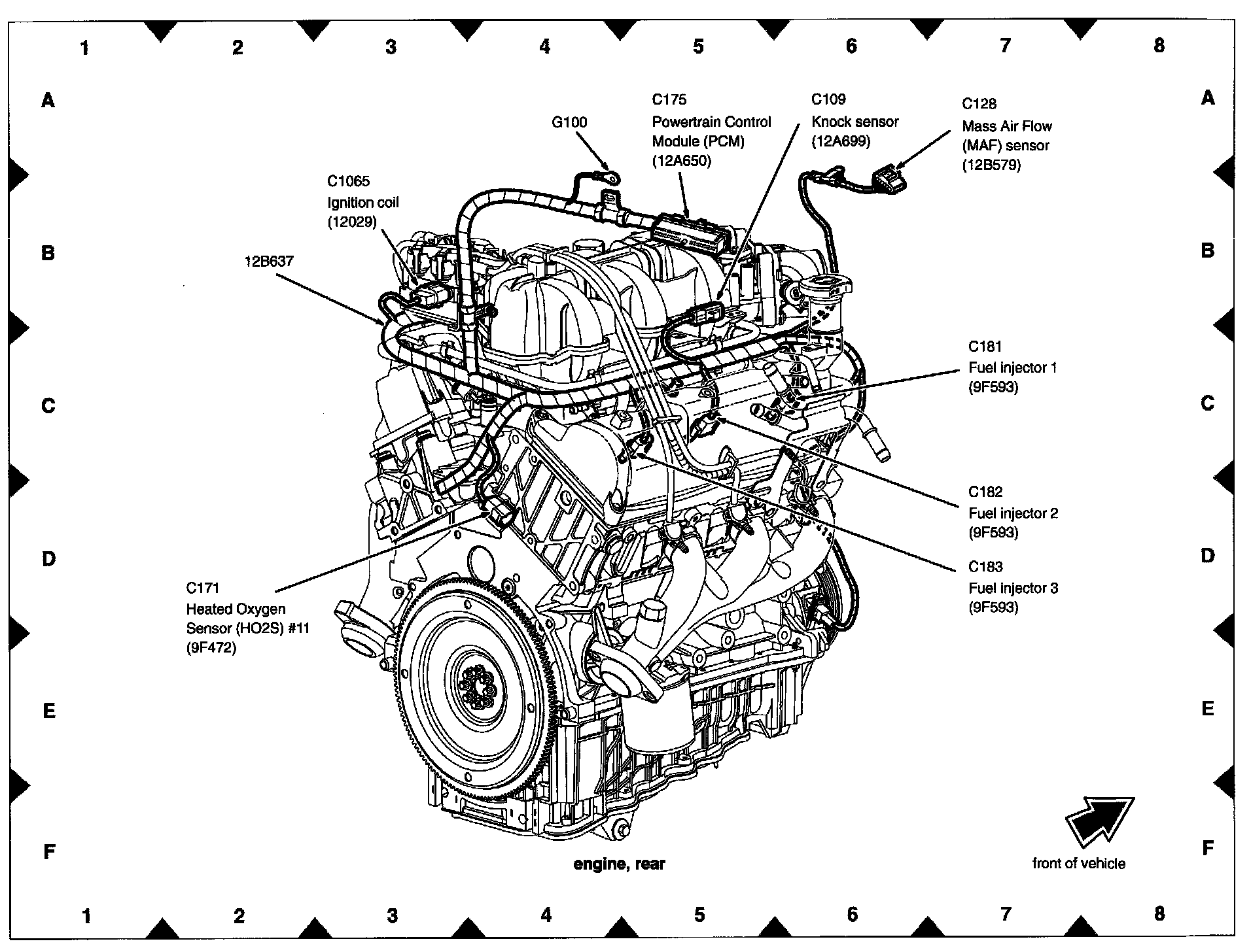 Factory diagram — Engine Control Module