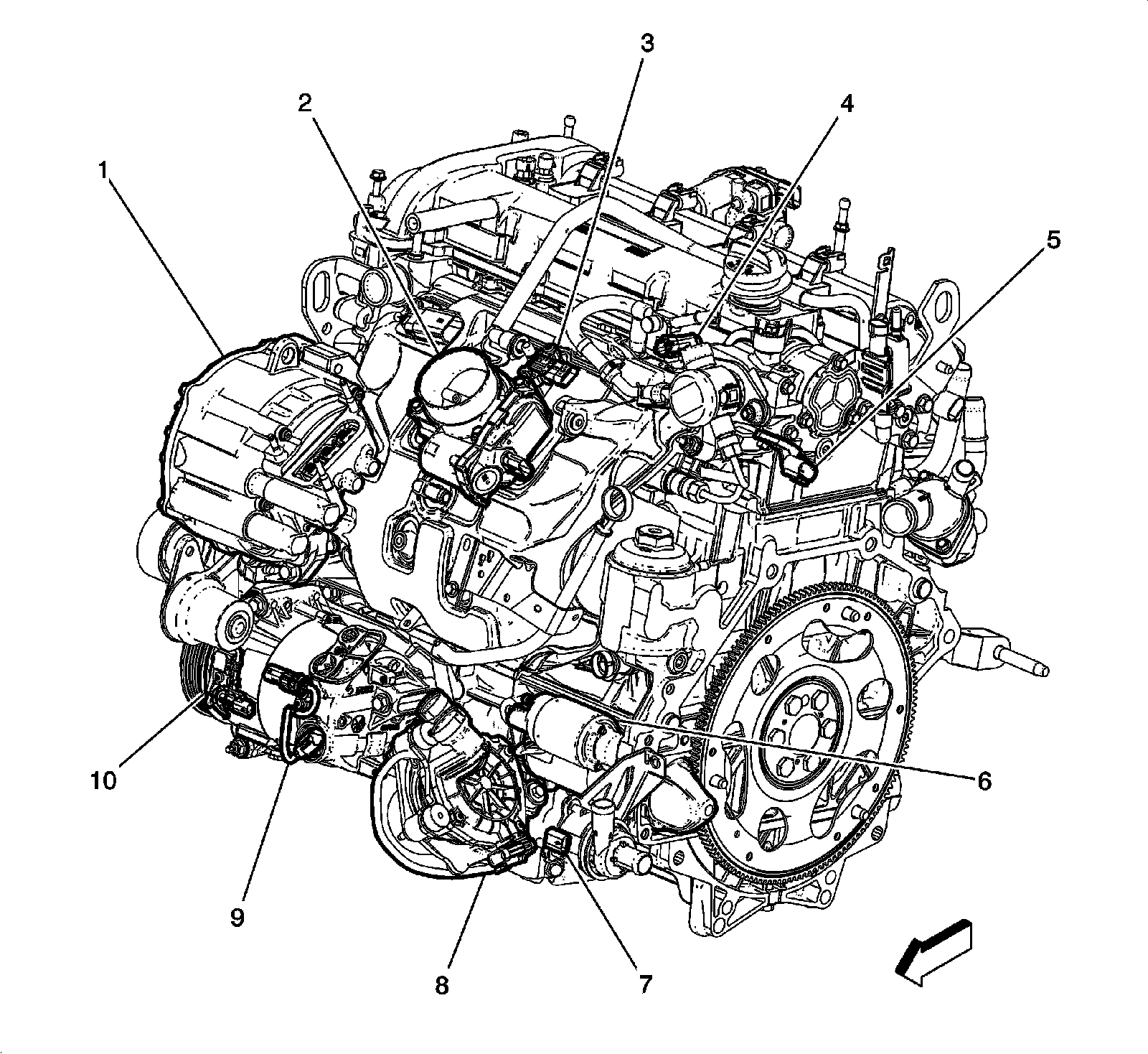 Factory diagram — Compressor Clutch
