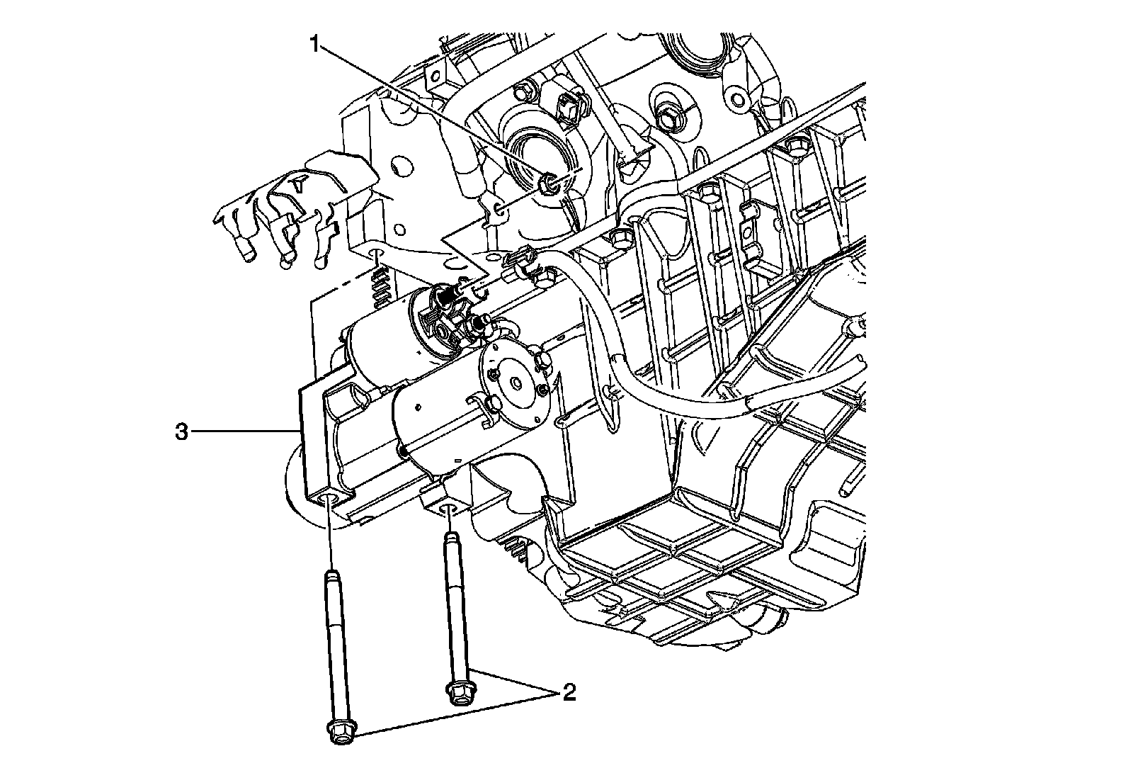 Factory diagram — Starter Motor