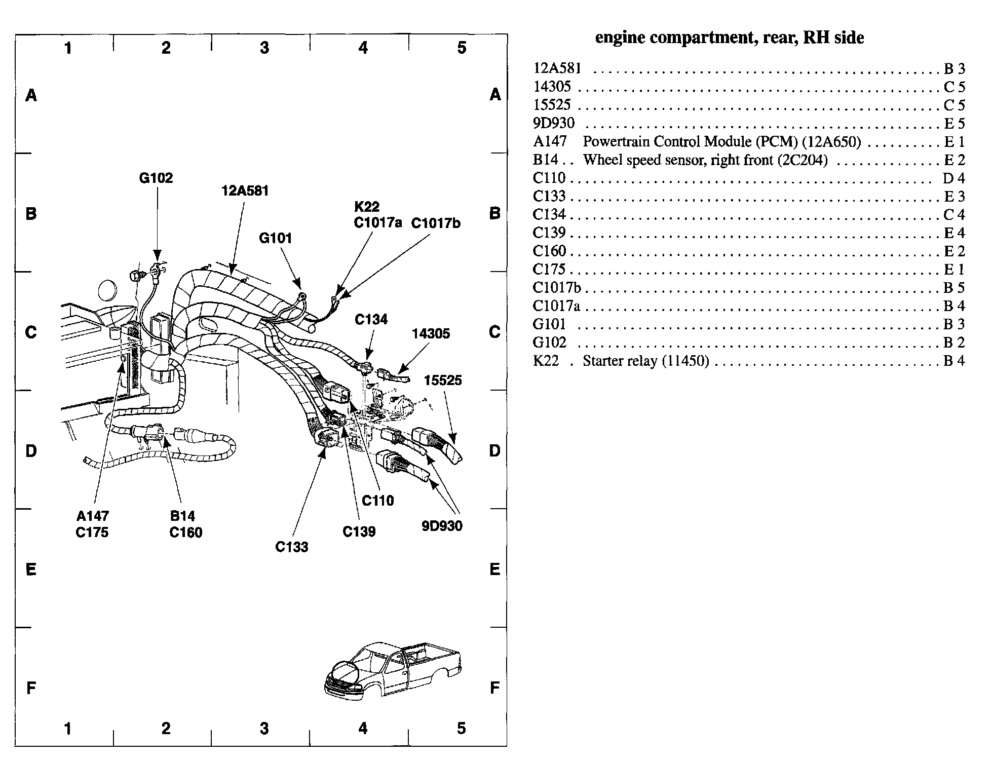 Factory diagram — Engine Control Module