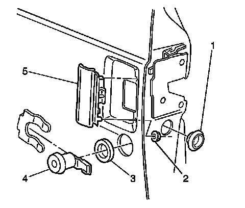Factory diagram — Door Lock Cylinder