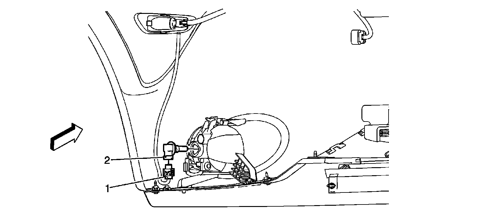 Factory diagram — Fog/Driving Lamp Bulb