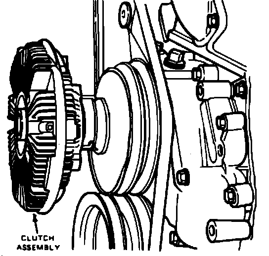 Factory diagram — Fan Clutch