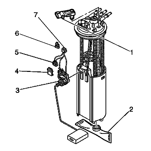 Factory diagram — Fuel Gauge Sender