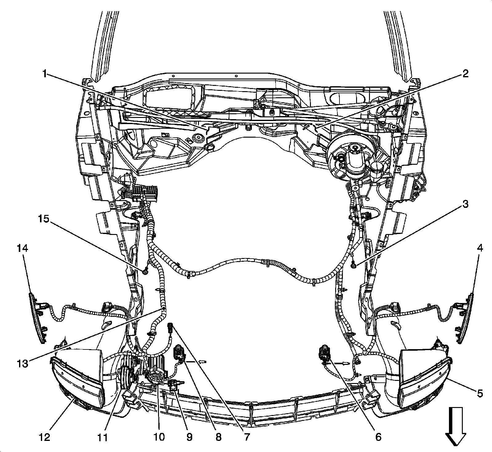 Factory diagram — Supercharger Coolant Pump