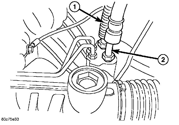Factory diagram — Hoses - I.F.S