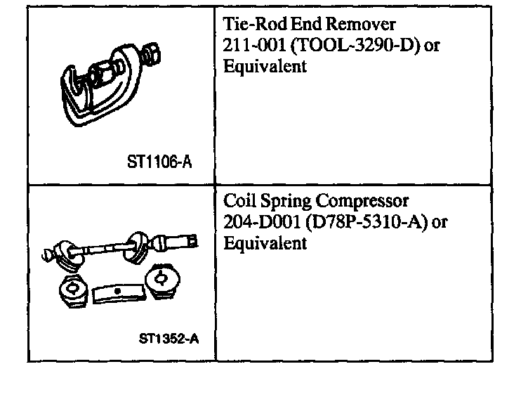 Factory diagram — Suspension Spring ( Coil / Leaf )