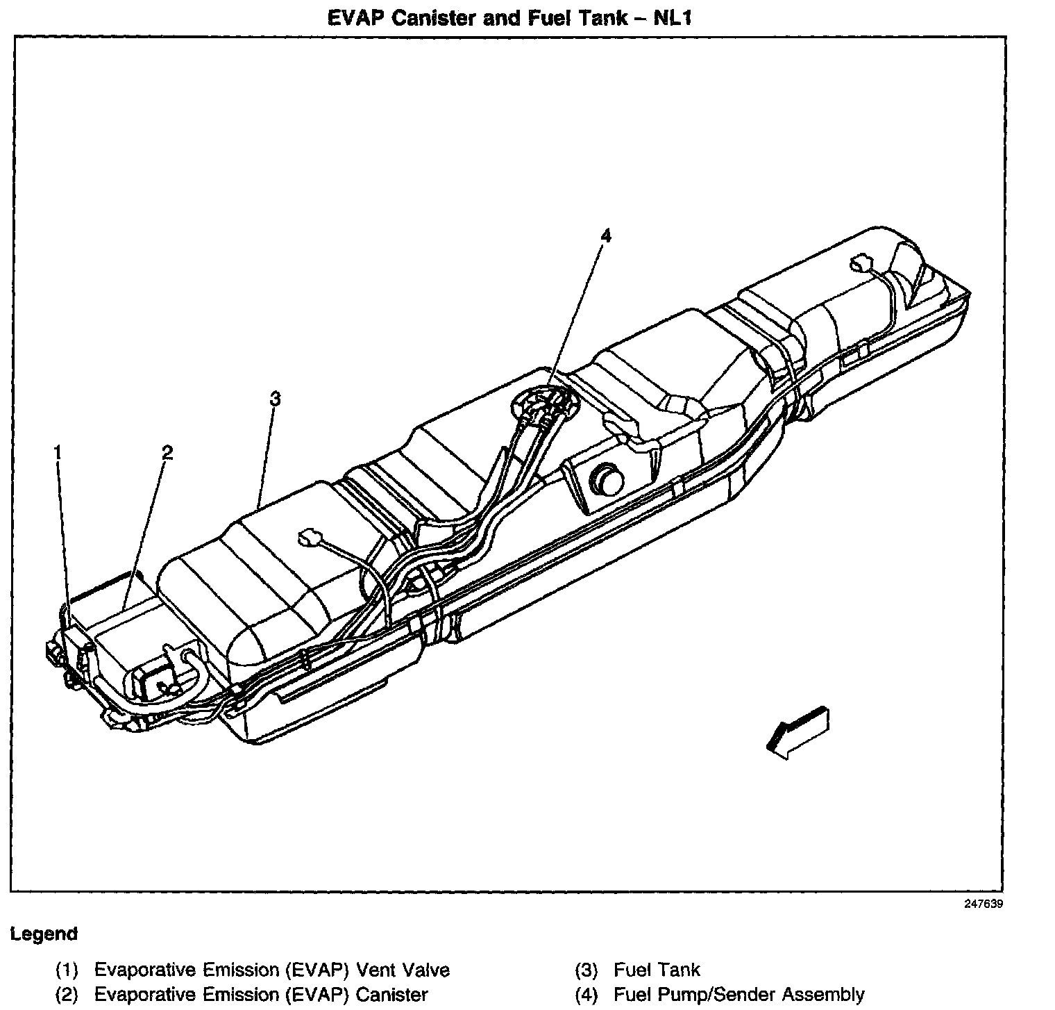 Factory diagram — Evaporative Emission Control Canister