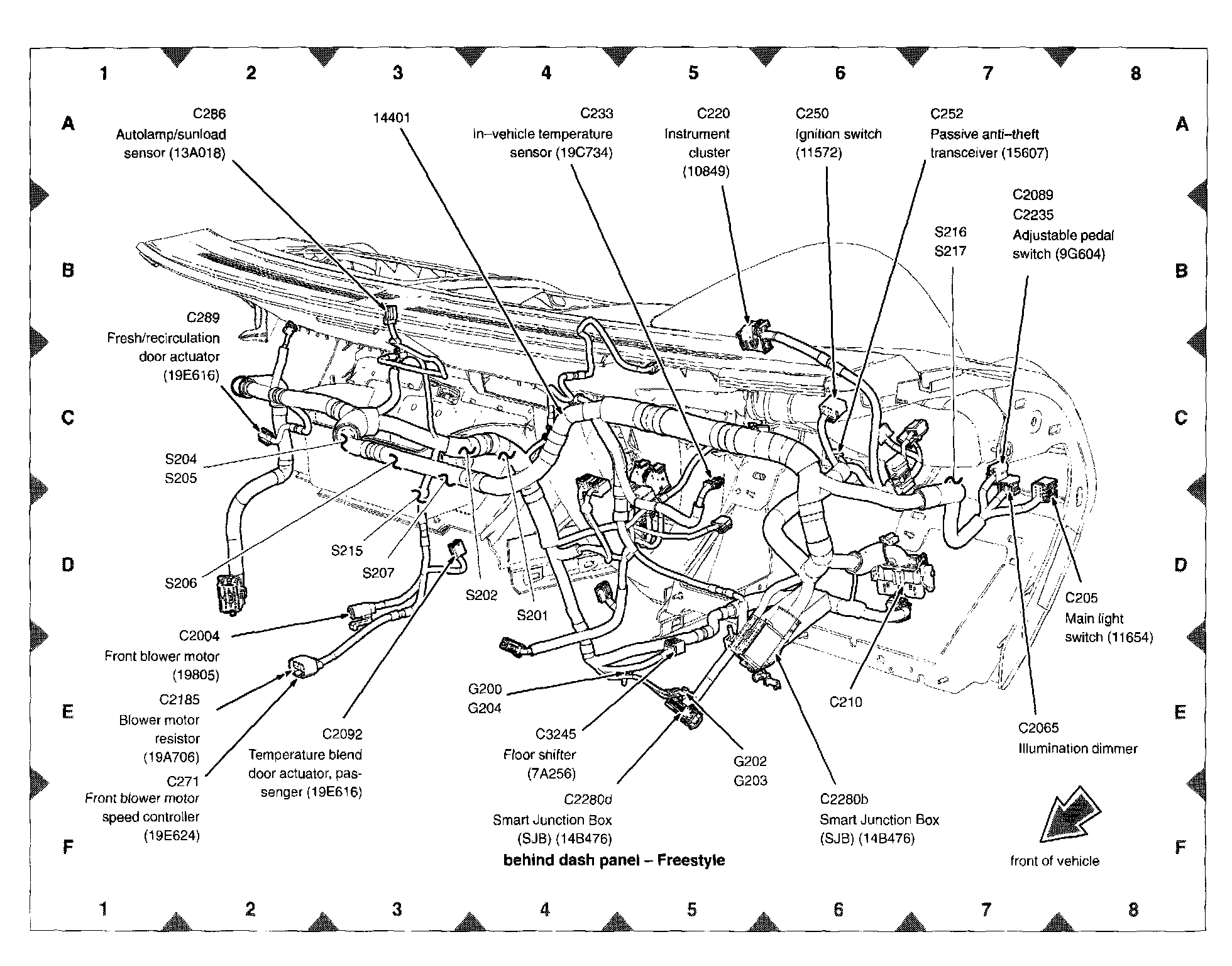 Factory diagram — Blower Motor
