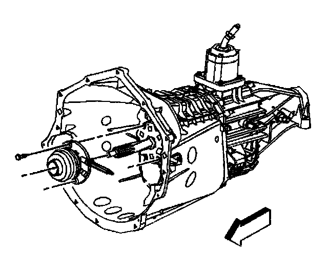 Factory diagram — Clutch Slave Cylinder