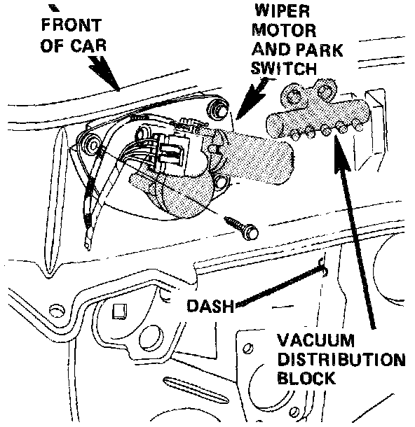 Factory diagram — Wiper Motor