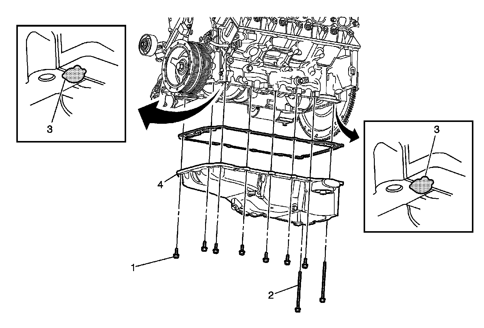Factory diagram — Oil Pan