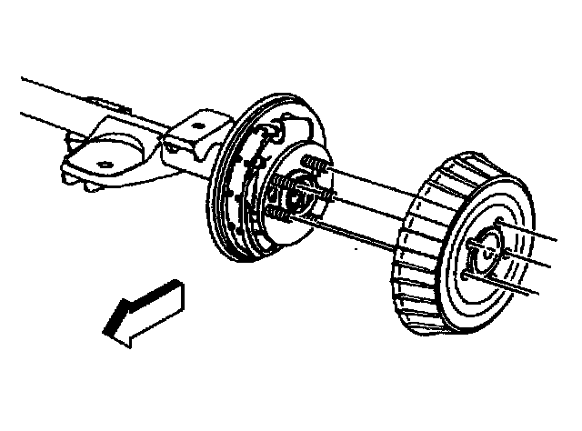 Factory diagram — Brake Drum