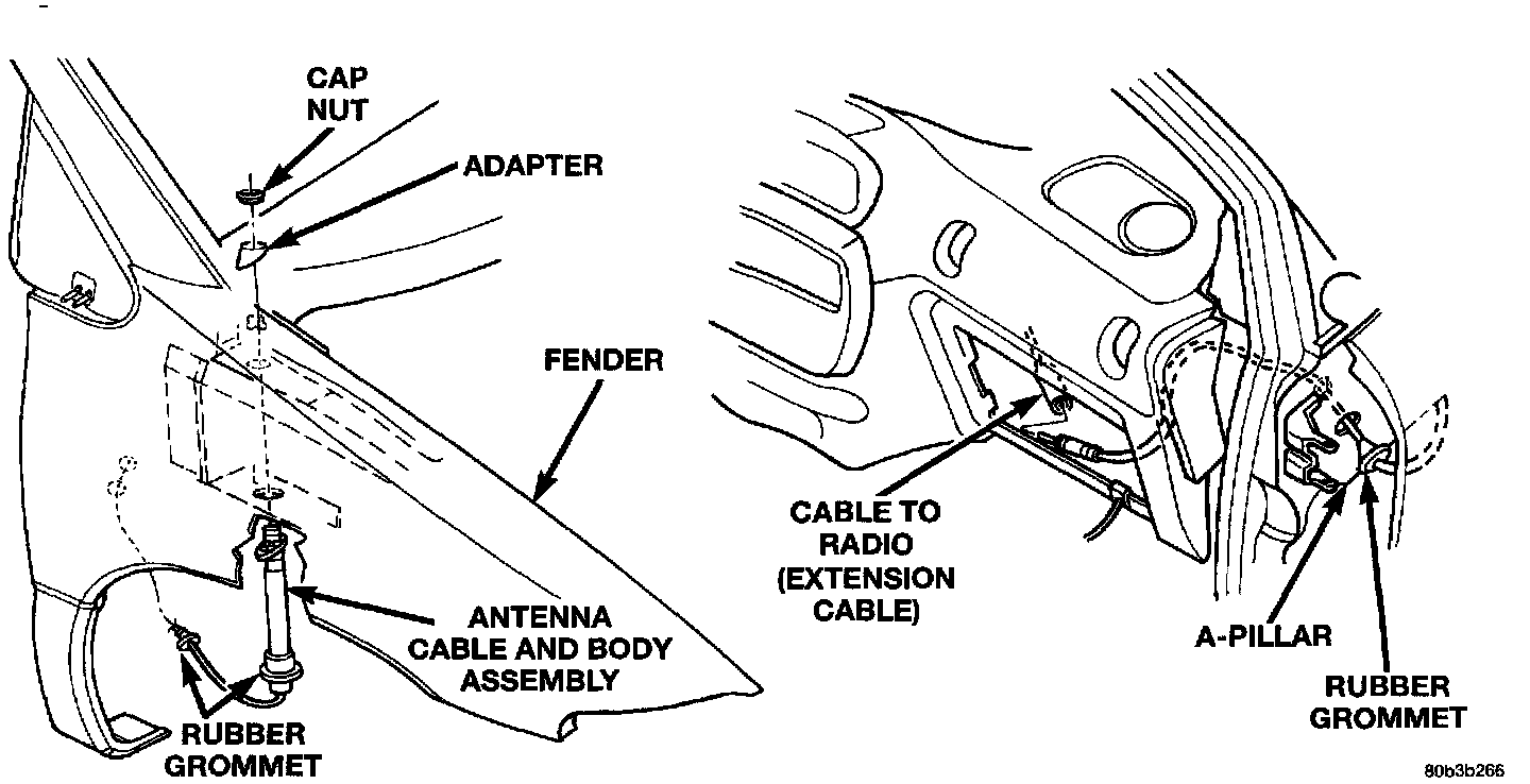 Factory diagram — Antenna Cable